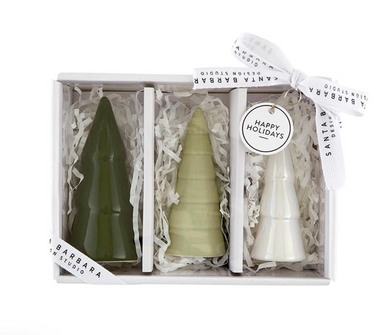 Green Ceramic Tree Set