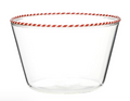 Peppermint Twist Bowl- Red