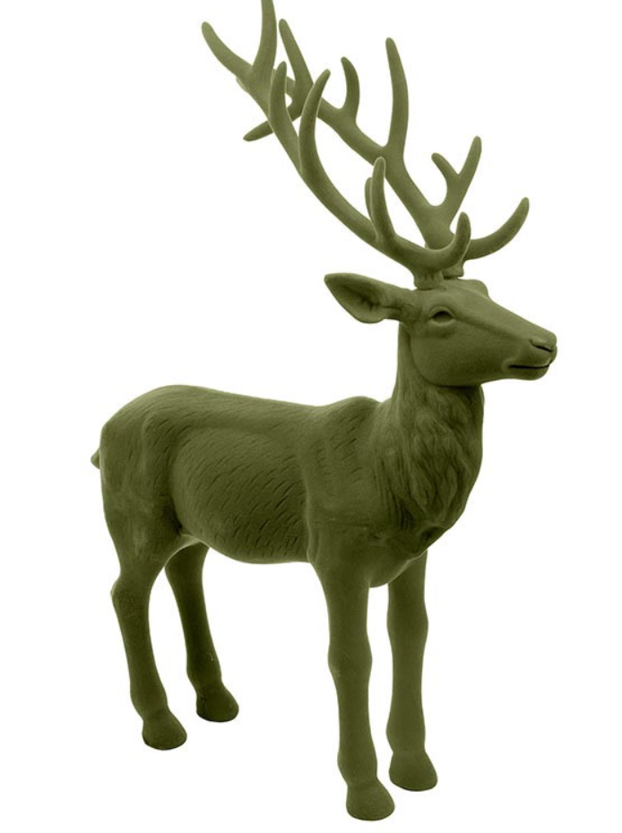 Flocked Reindeer (32")