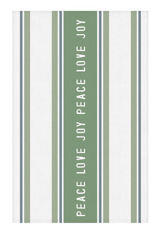 Face to Face Tea Towel - Peace Love Joy