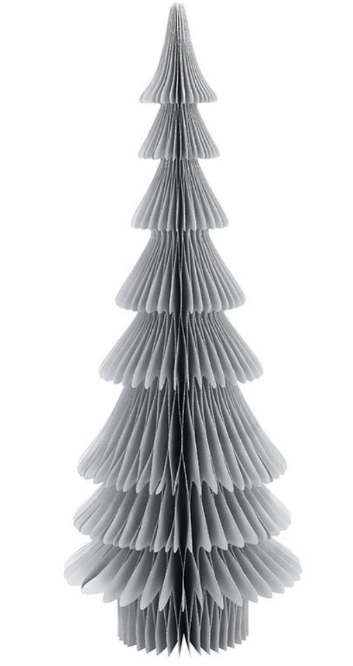 Paper Tree- Metallic Silver (24")