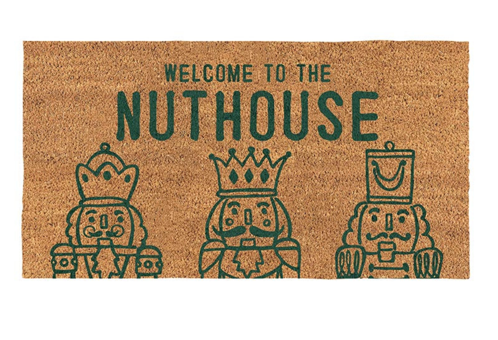 Face to Face Coir Doormat