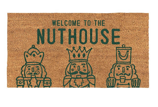 Face to Face Coir Doormat