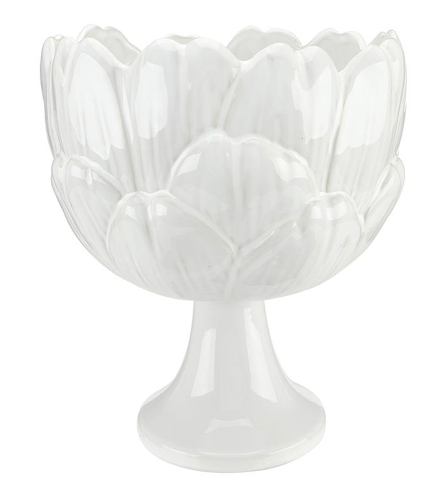 Ceramic Footed Artichoke Bowl