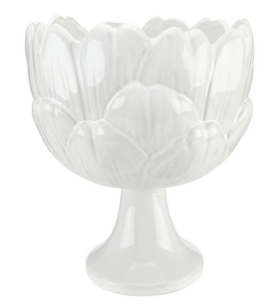 Ceramic Footed Artichoke Bowl