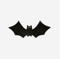 Hanging Flocked Bat
