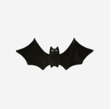 Hanging Flocked Bat