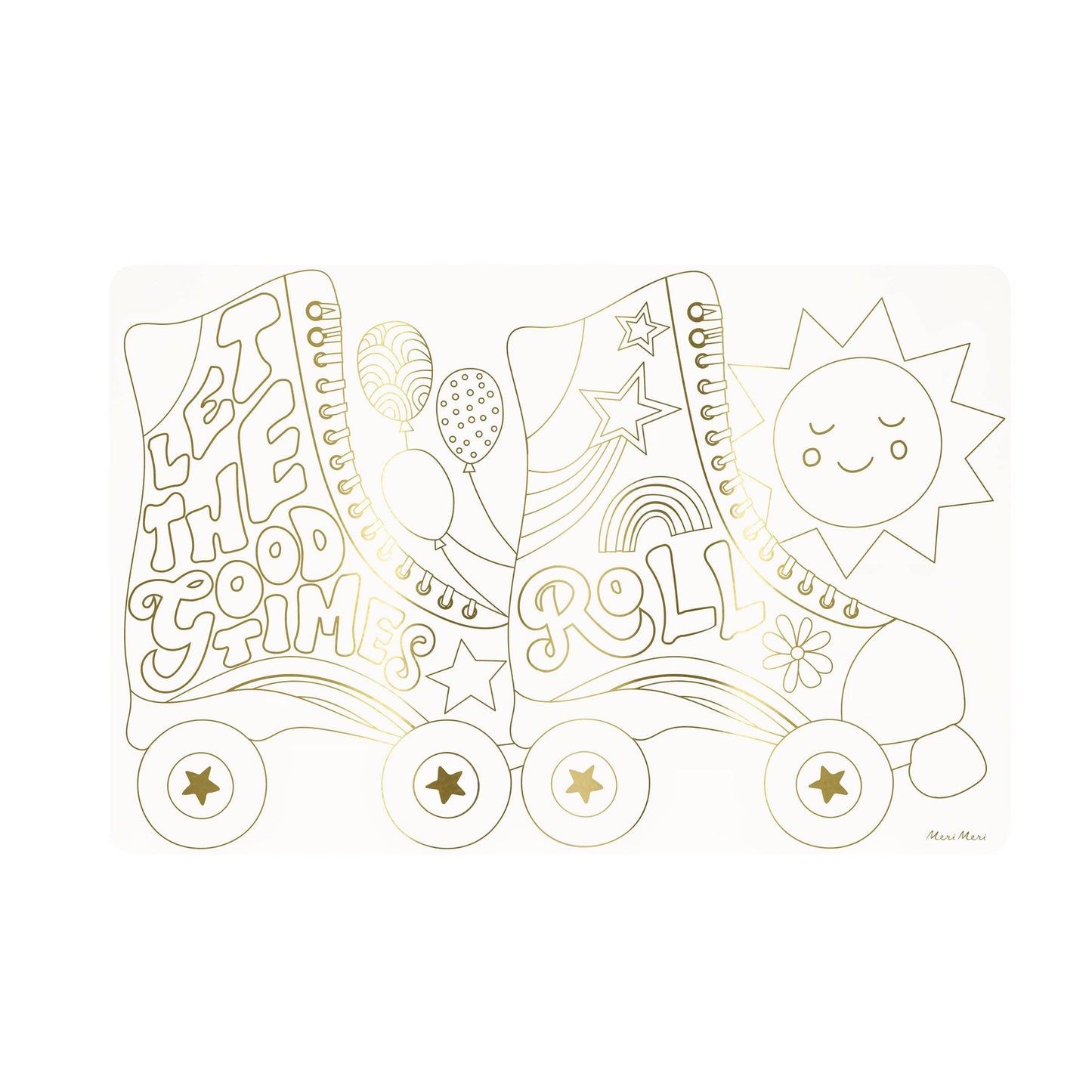 Happy Icons Colouring Placemats