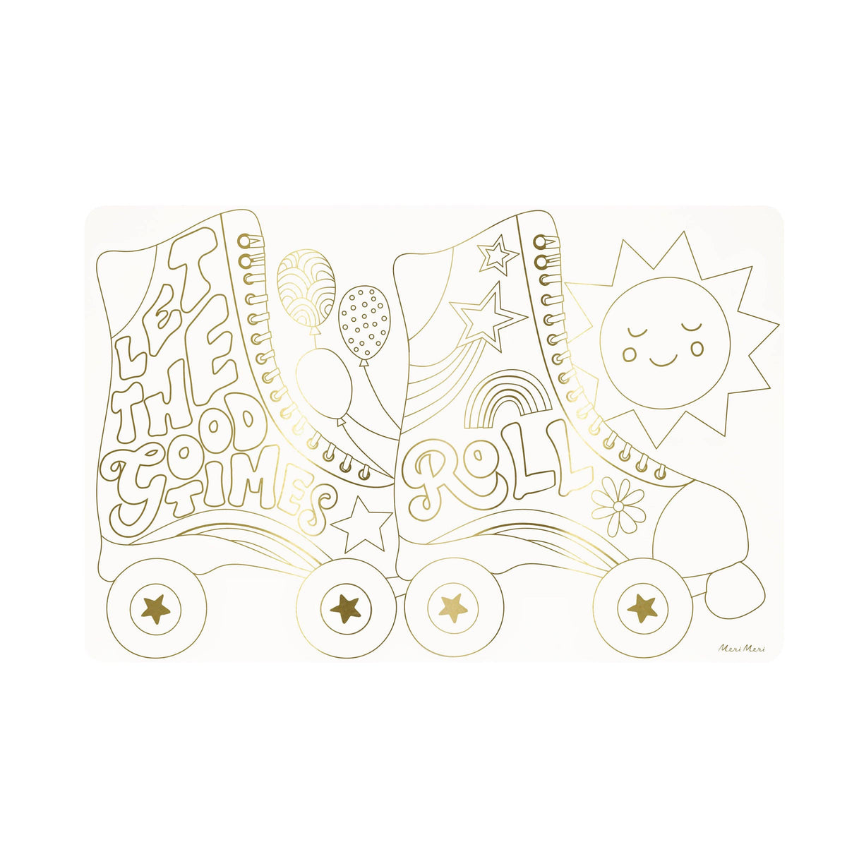 Happy Icons Colouring Placemats