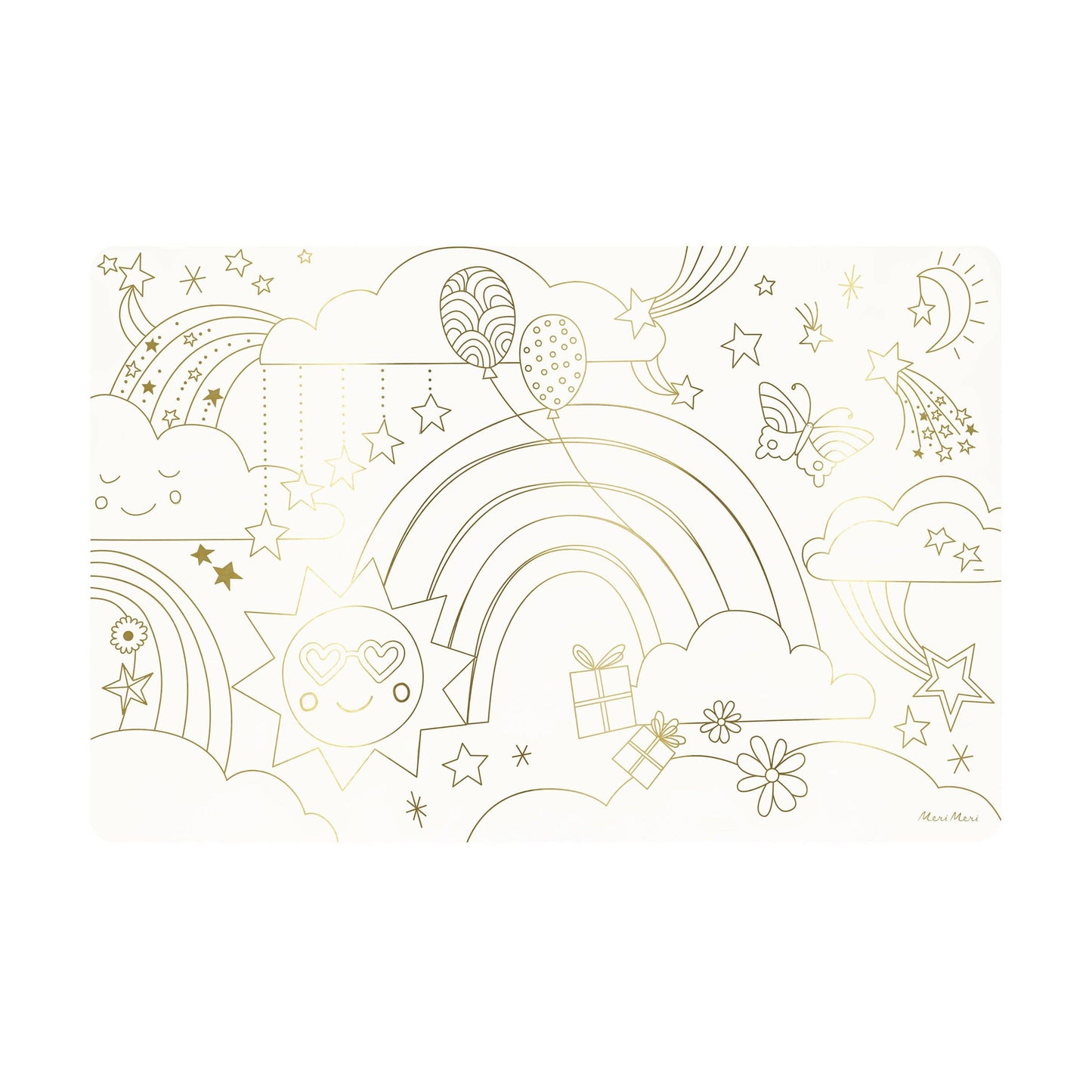 Happy Icons Colouring Placemats