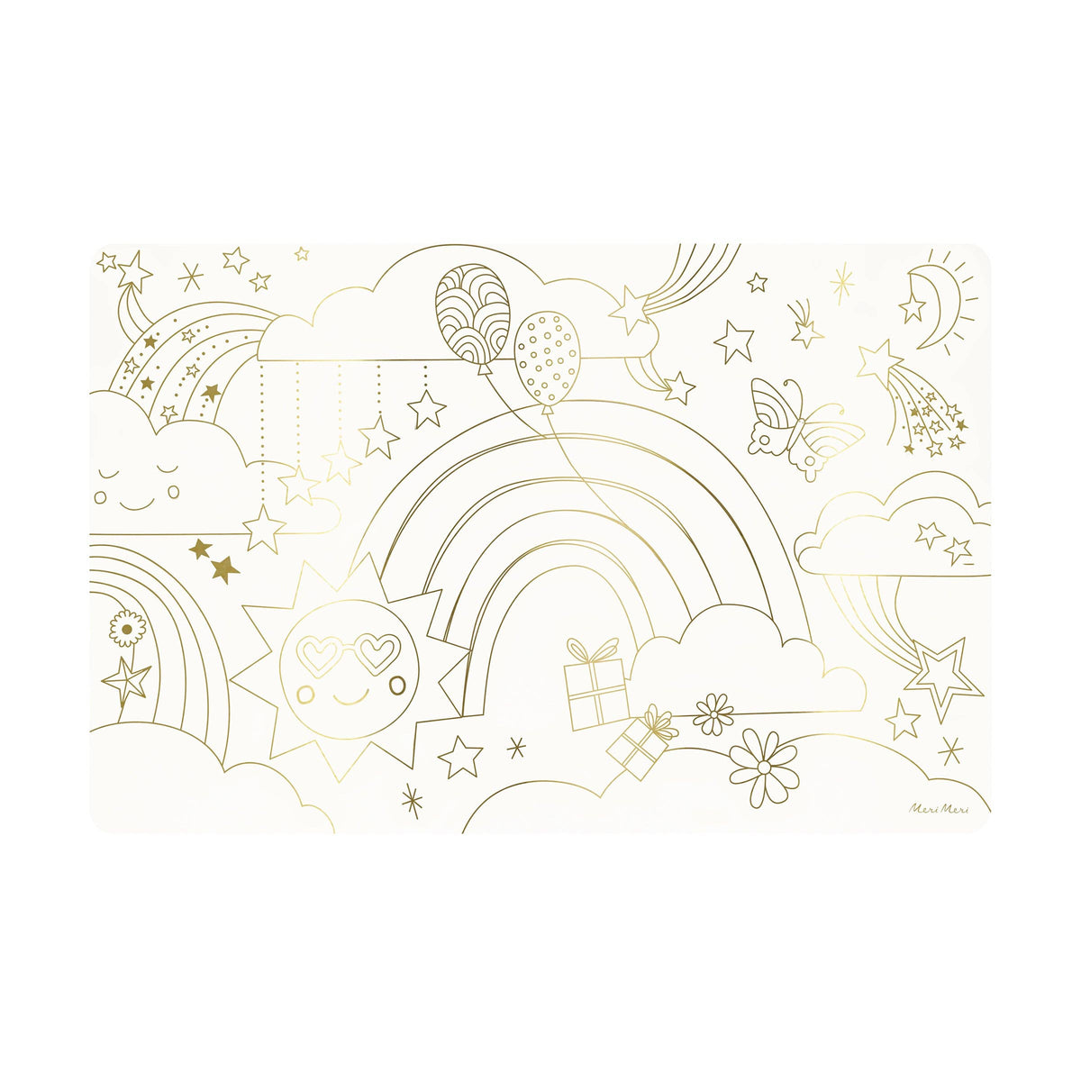 Happy Icons Colouring Placemats