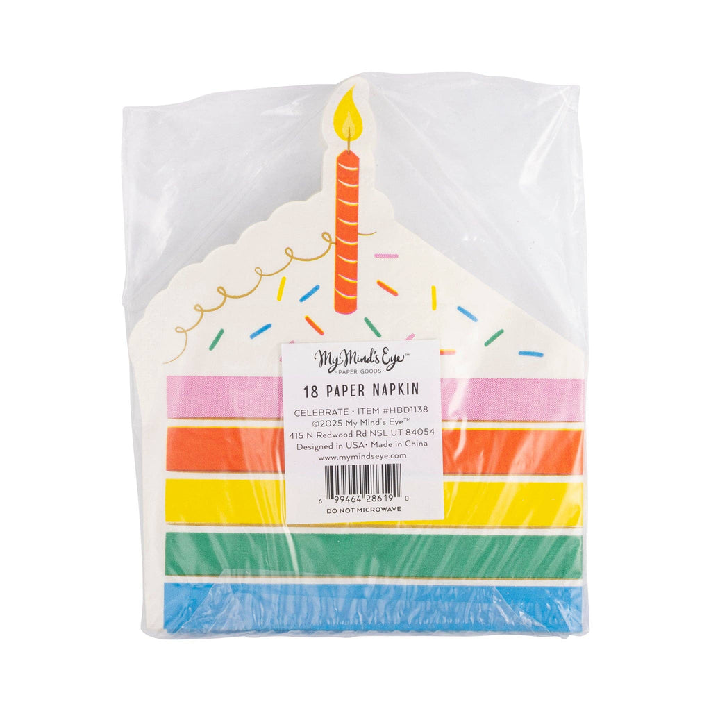 Rainbow Cake Napkin