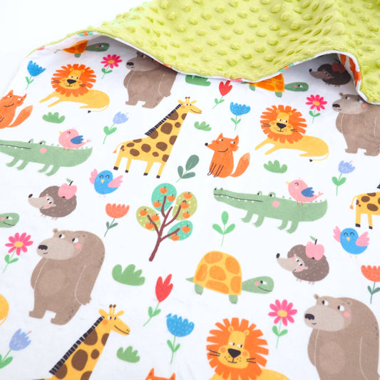 Zoo Minky Blanket