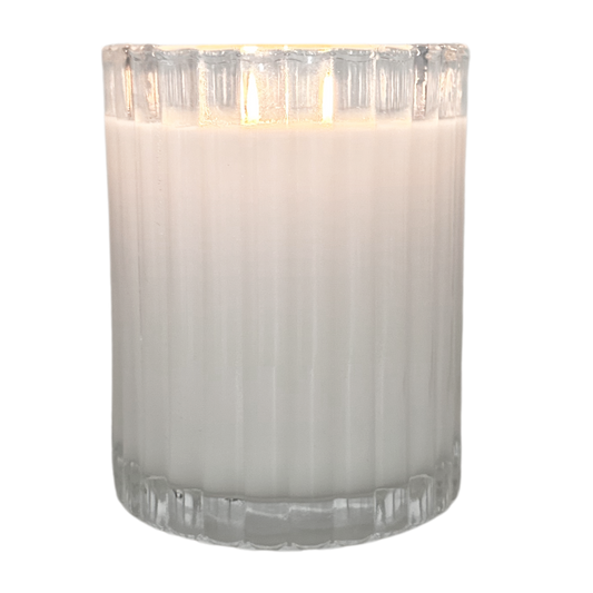 Lemon + Honey Fluted Coconut Wax Candle