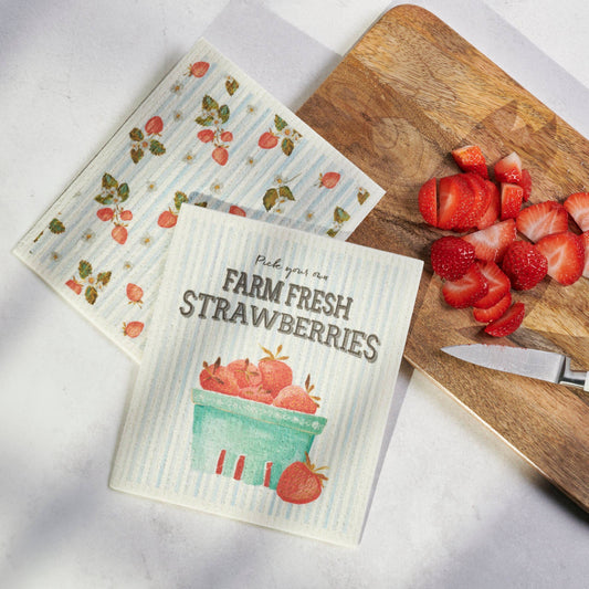 Berry Swedish Dishcloth Set