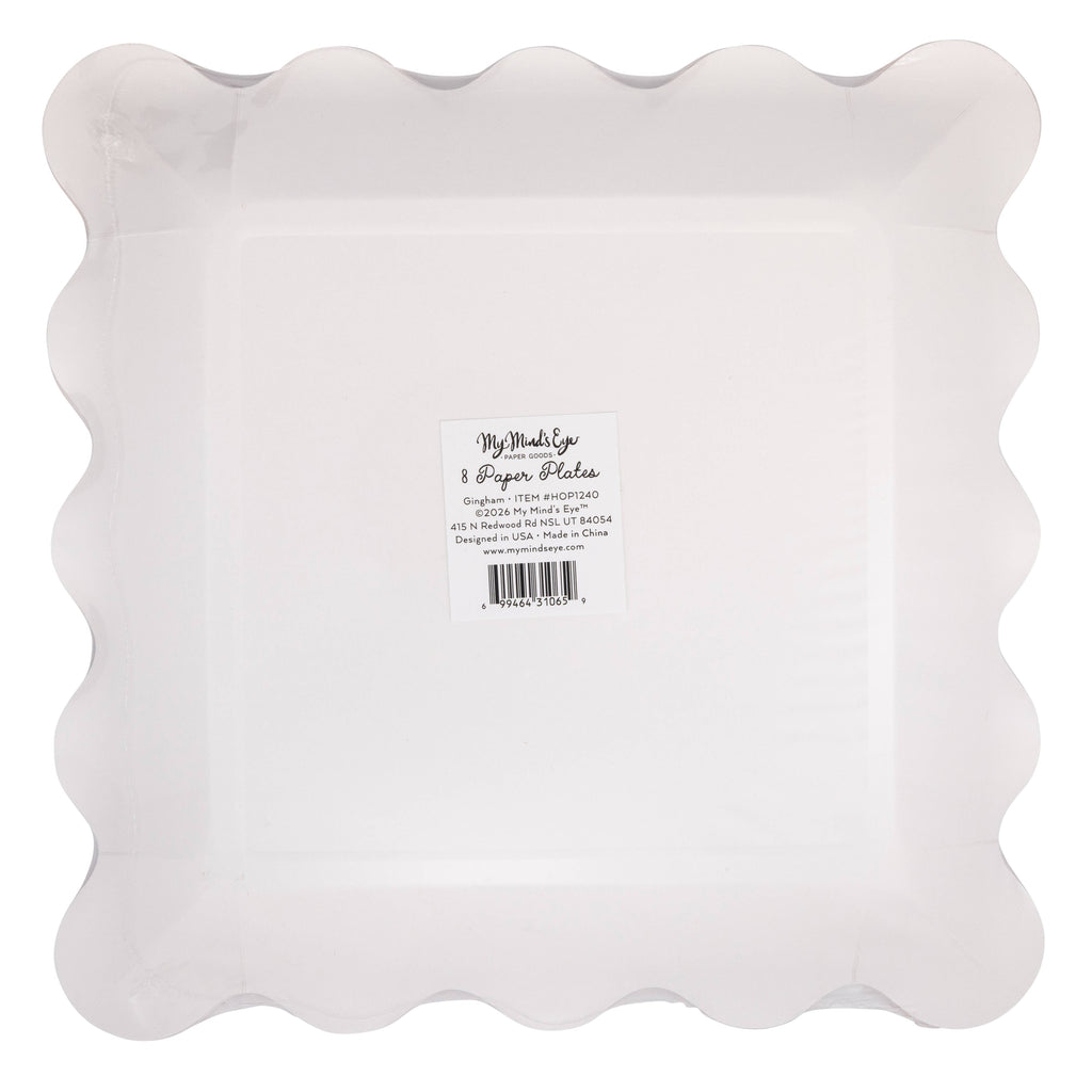 Hopscotch Gingham Plates