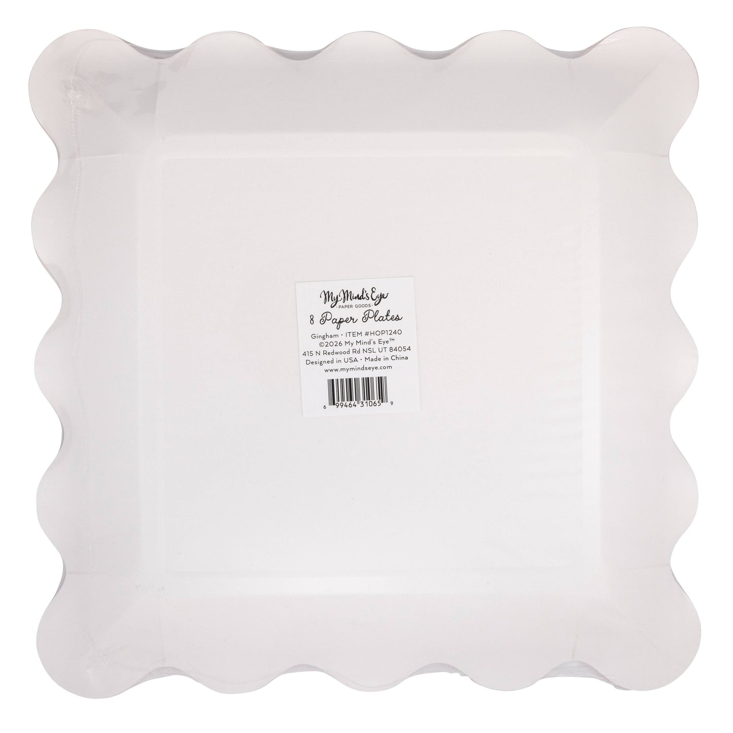 Hopscotch Gingham Plates