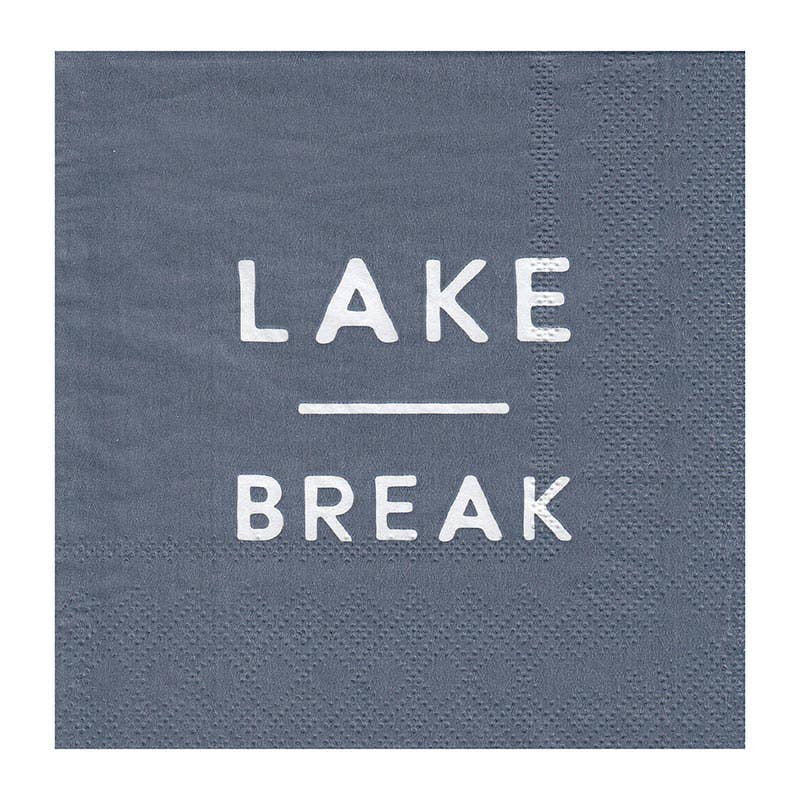 Cocktail Napkin - Lake Break