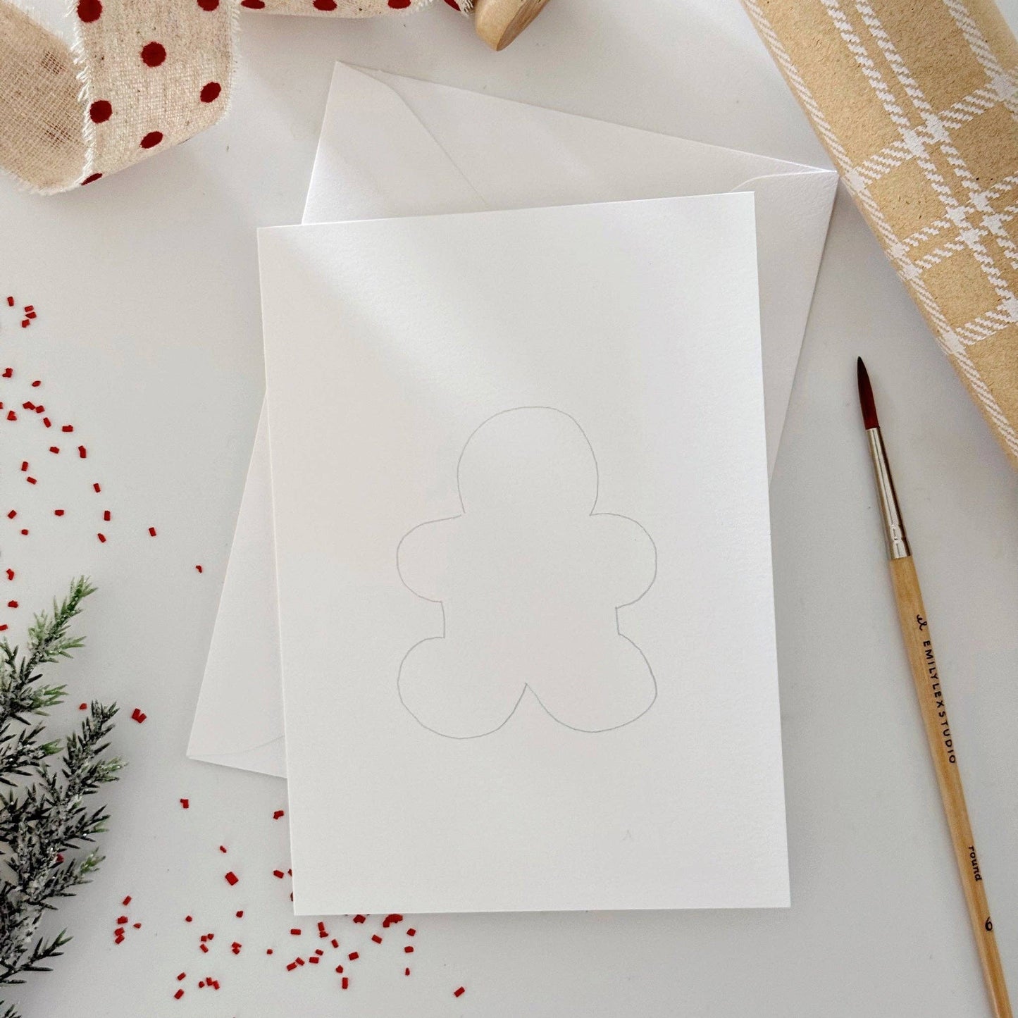 Paintable Gingerbread
