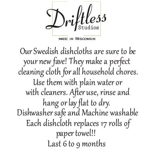 Swedish Dishcloths - Summer RV Camping