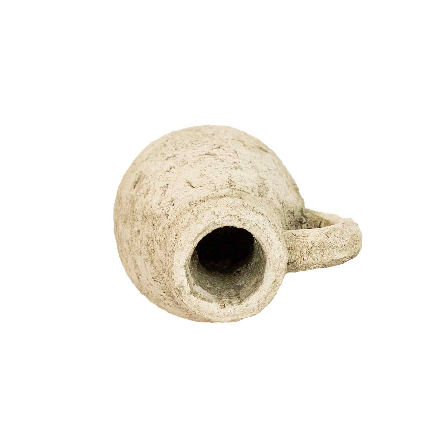 Pitcher Bud Vase Antique White Terracotta