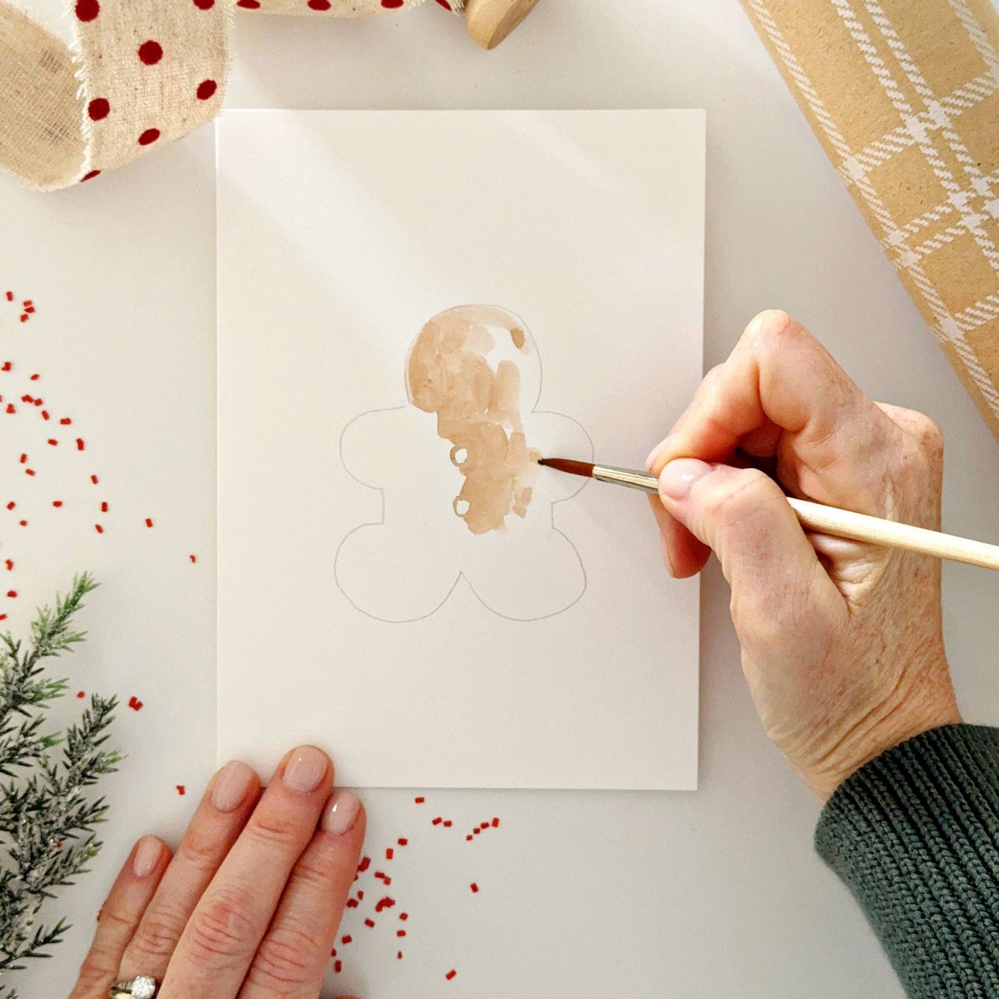 Paintable Gingerbread