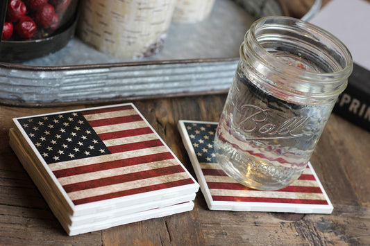 American Flag Coaster