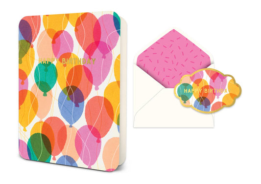 Birthday Balloons Card