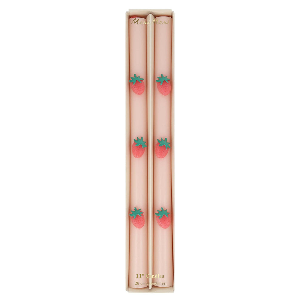 Strawberry Table Candles
