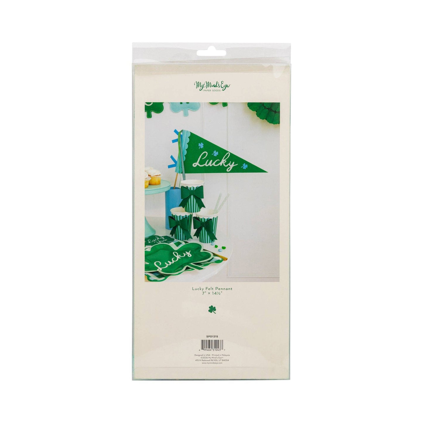 Lucky Felt Pennant