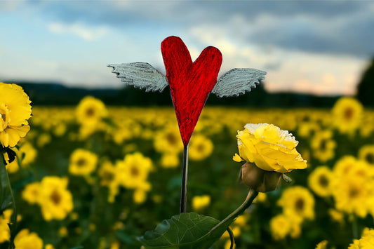 Winged Heart Stake