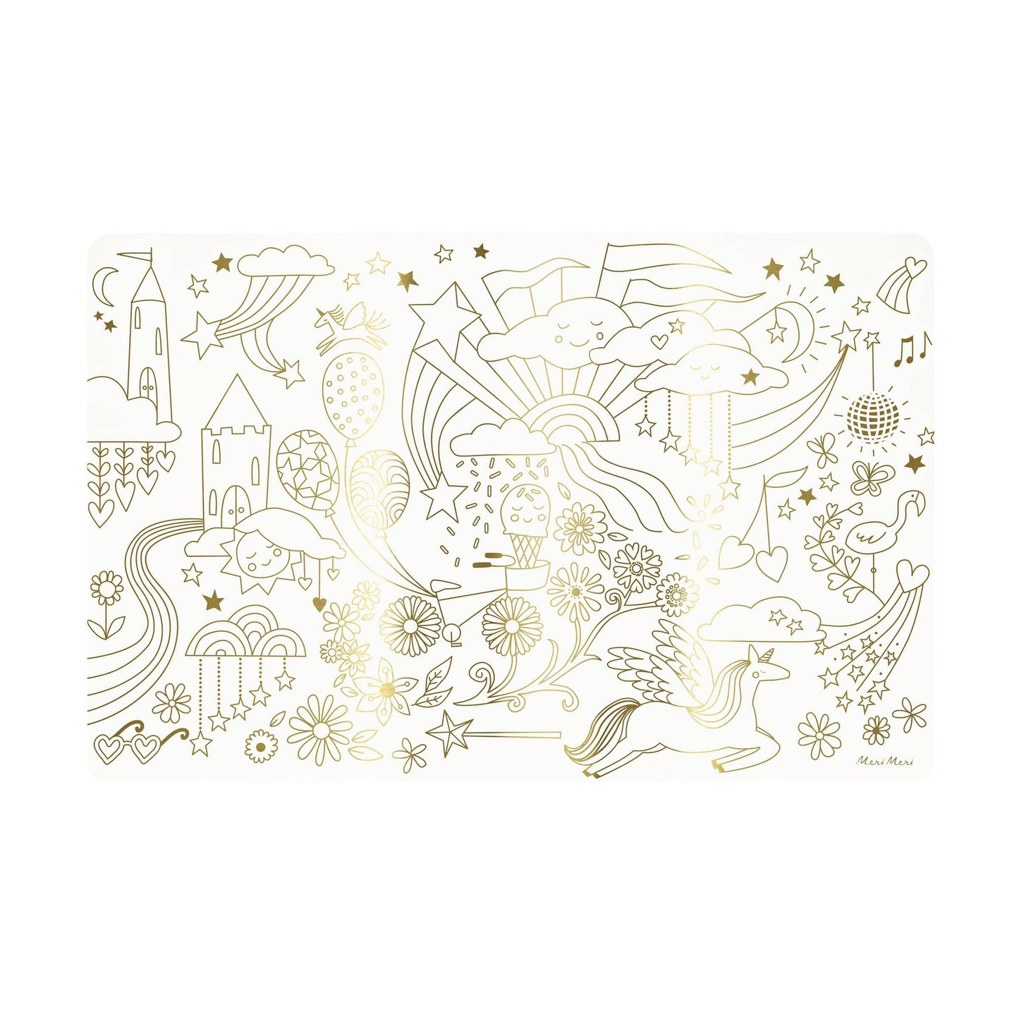 Happy Icons Colouring Placemats