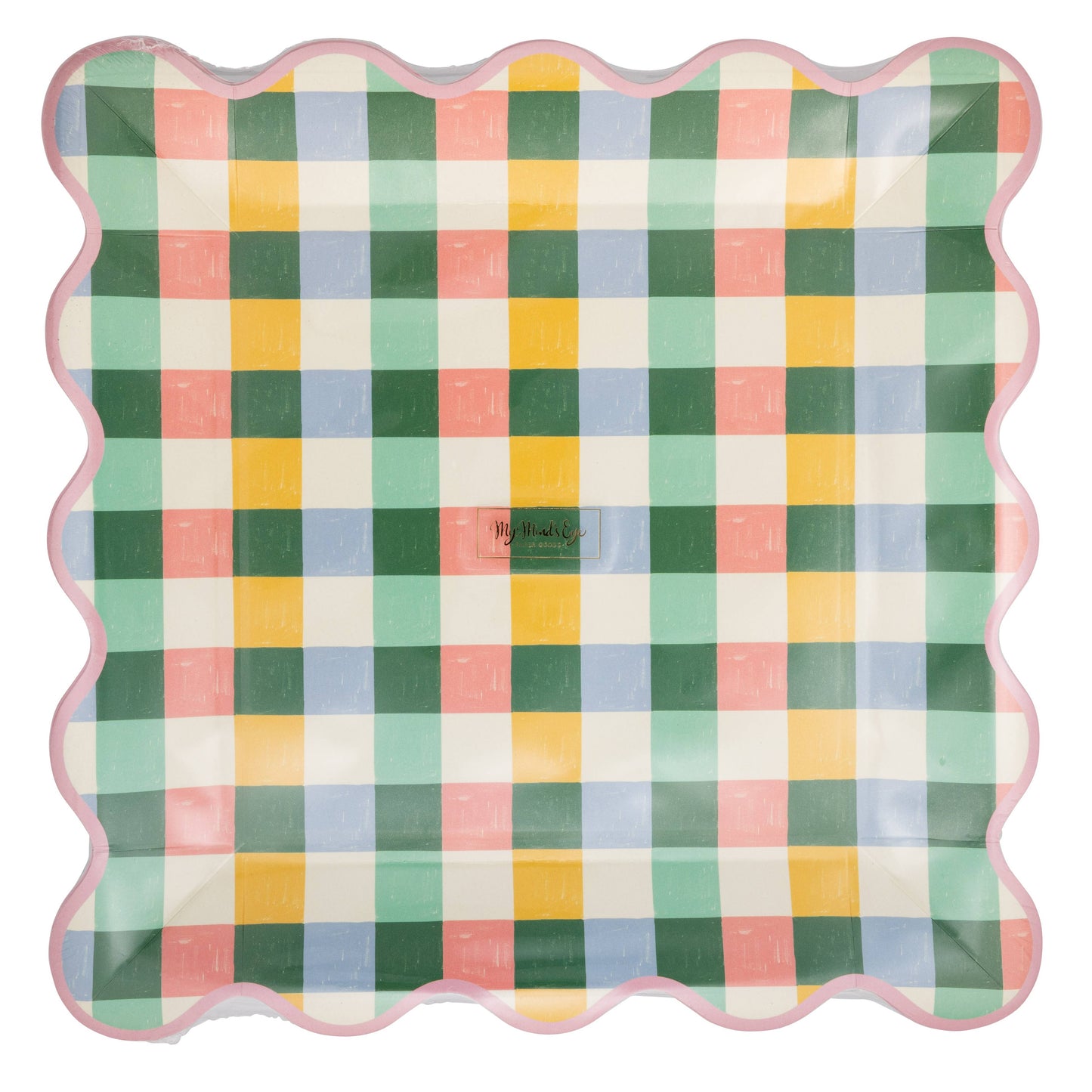 Hopscotch Gingham Plates
