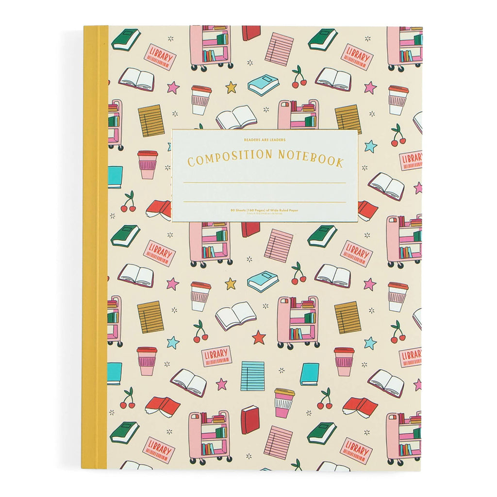 Library Books Composition Notebook