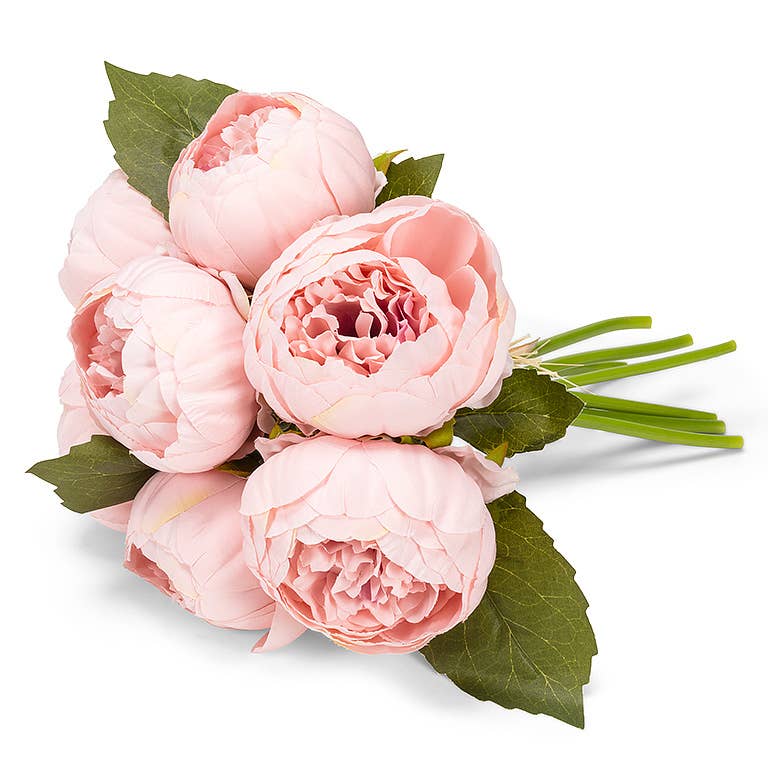 Full Peony Bouquet - 10"H