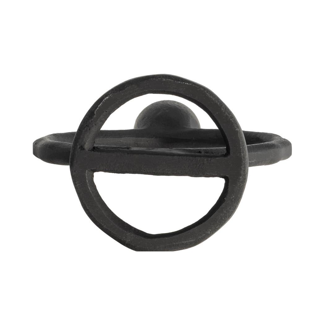 Metal Round Ring Taper Candle Holder