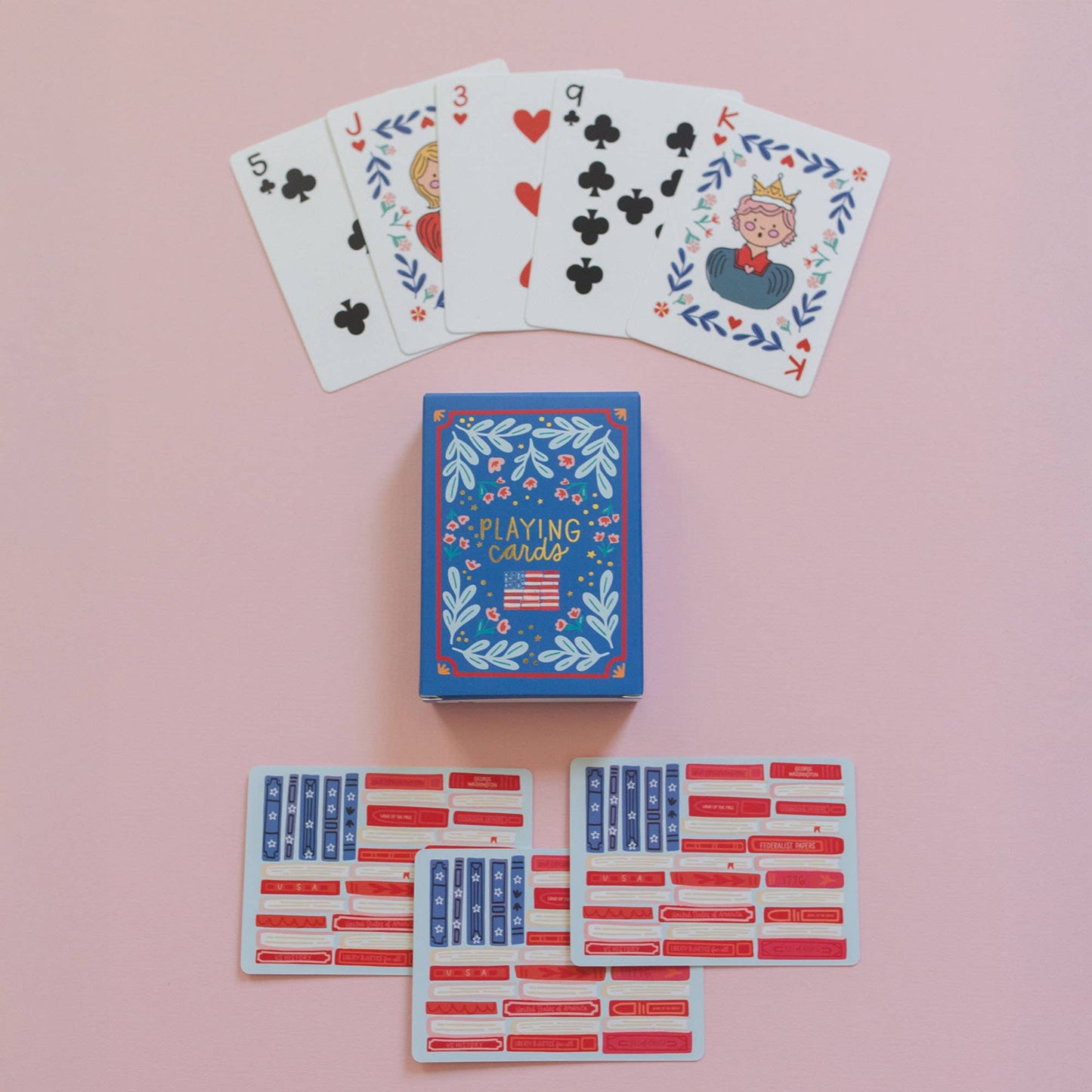 American Flag Books Deck of Playing Cards