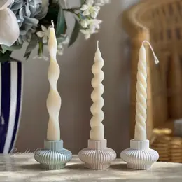 Ribbed Candle Holder