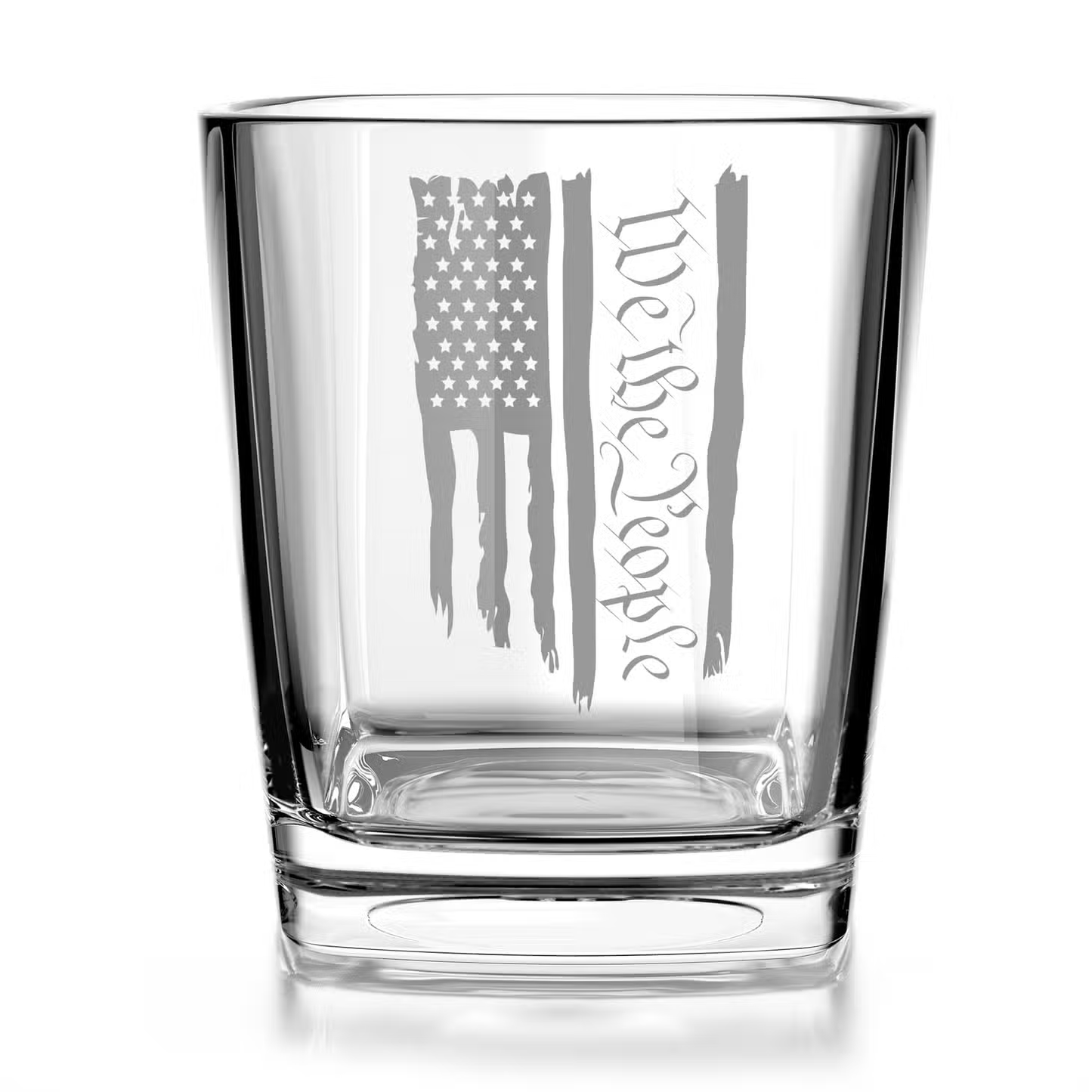 We The People American Flag Decanter