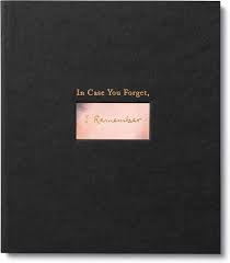 In case you forget, I remember Book
